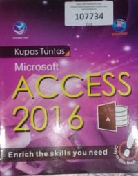 Kupas Tuntas Microsoft Access 2016 untuk Pemula