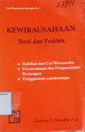 Kewirausahaan Teori dan Praktek