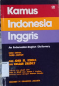 Kamus Indonesia Inggris An Indonesian English Dictionary