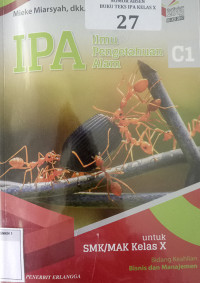 Image of Ilmu Pengetahuan Alam Kelas X